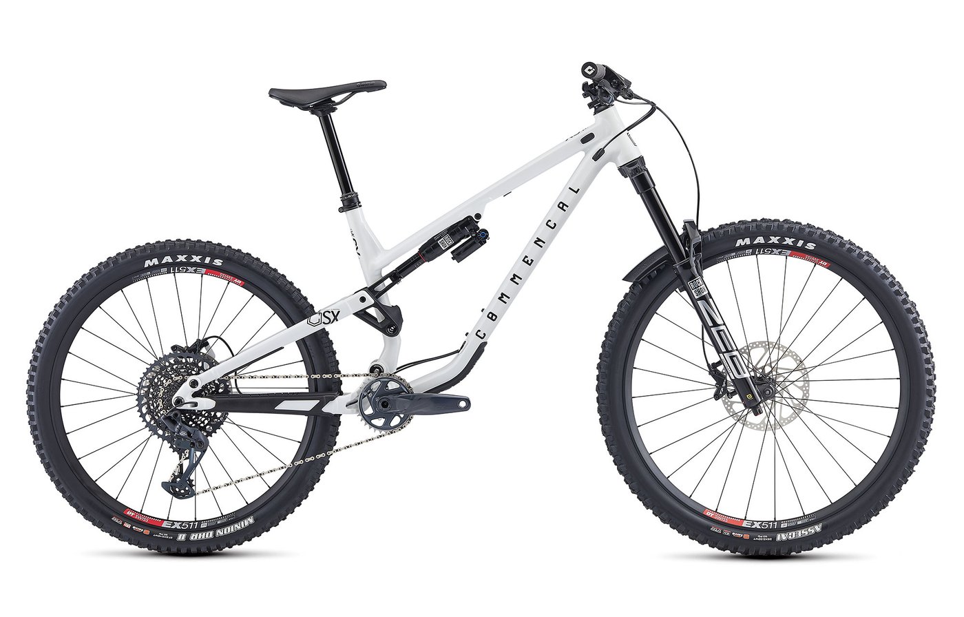 COMMENCAL META SX V4 RACE — Pure White, gloss
