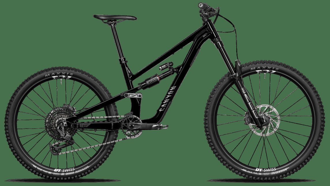 Canyon Torque AL 8 — Powder Coat Black selected; Teal Fade also offered