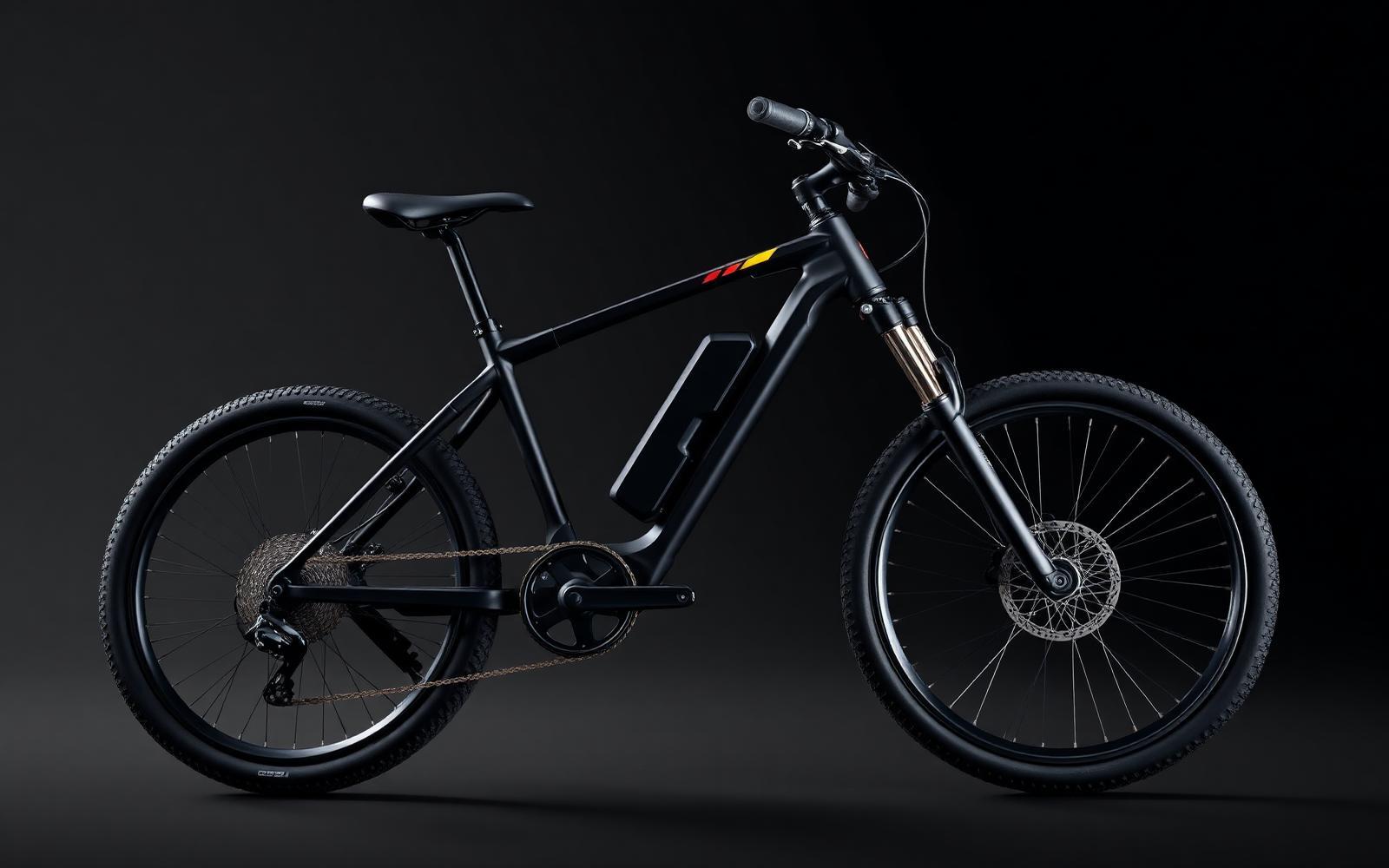 Side profile of a customisable eMTB